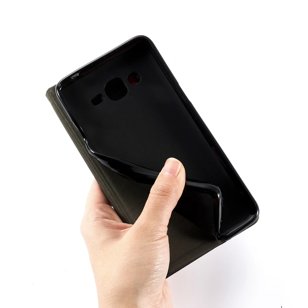 Чехол-книжка для samsung Galaxy J2 Prime, Роскошный чехол из искусственной кожи, флип-чехол для samsung Galaxy J2 Prime G532, Мягкая силиконовая задняя крышка