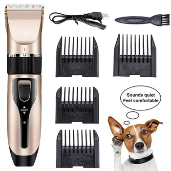 

USB Rechargeable Pet Hairdressers Tool Low Noise Cordless Dog Hair Trimmer Professional Grooming Fur Clipper For Dog Cat Other -