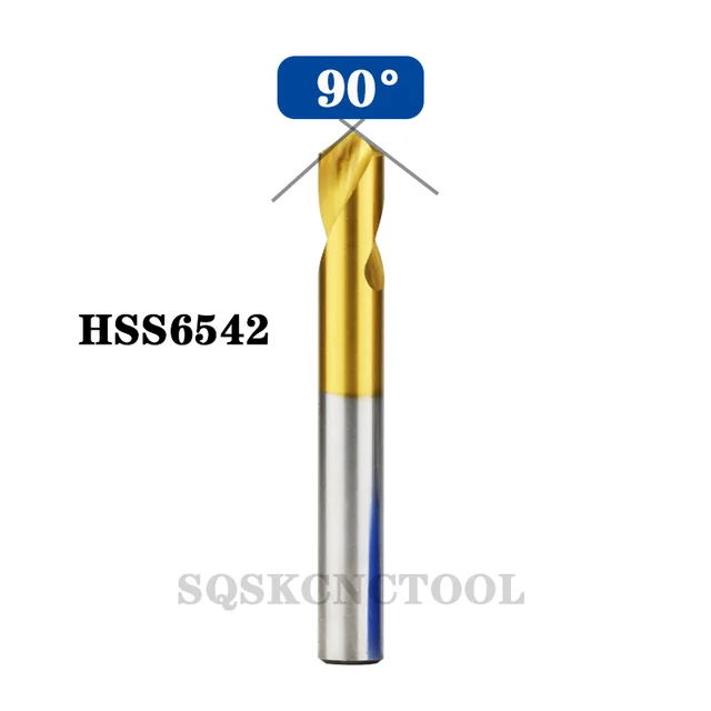 SQ HSS 60 90 120 Degree NC Spot Drill Stub Spotting Location Center Bit
