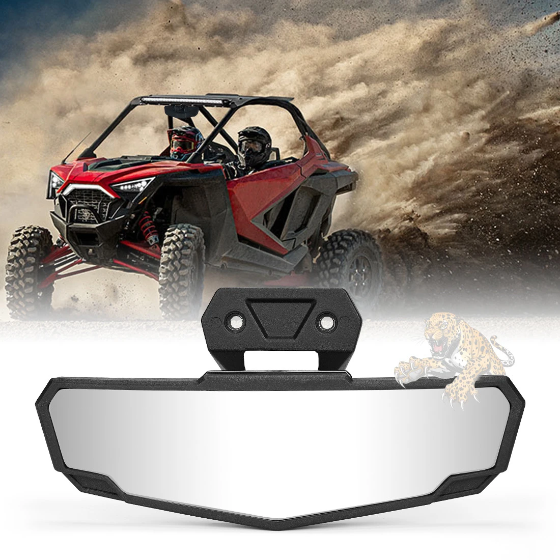 XUTVOTOR Rear View Mirror For 2024 Polaris Xpedition – Convex Wide View Mirror, Replaces OEM #2884486