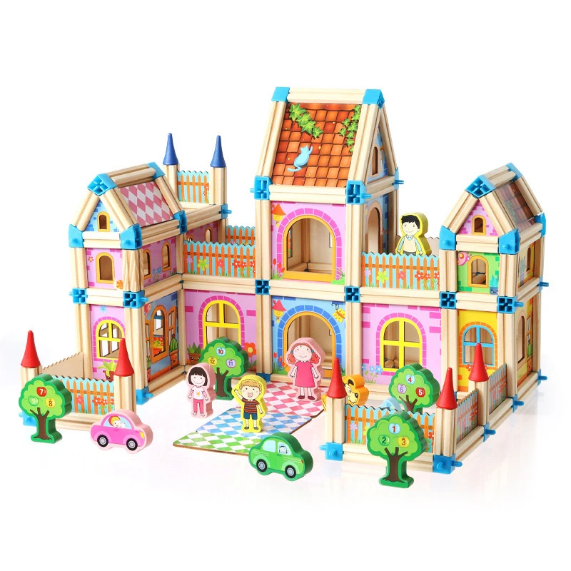 

9in1 Creative baby wooden blocks disassemble chair screwdriver wrench multifunction assemble educational toys for children