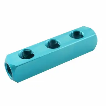 

Splitter 1/2BSP Thread Dia 3 Positions Quick Connector Air Hose Manifold Block