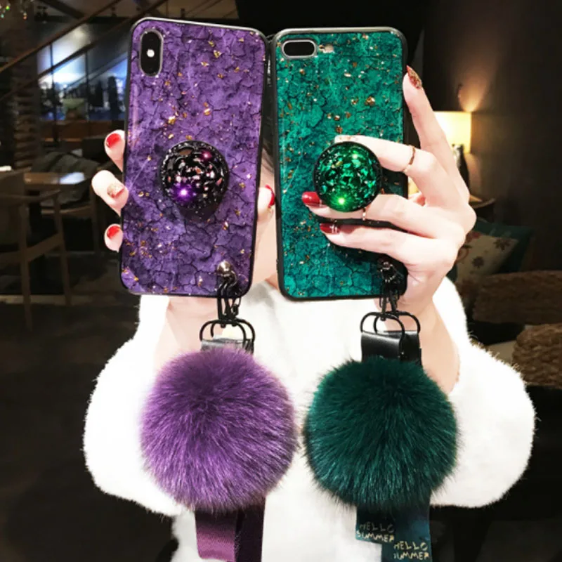 Роскошный блестящий силиконовый чехол для телефона iPhone 11 Pro Max жесткий мраморный