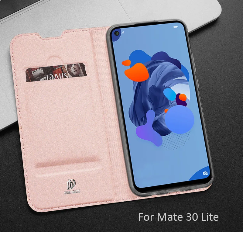 DUX DUCIS чехол для huawei mate 30 Pro книга флип кожаный бумажник Coque чехол