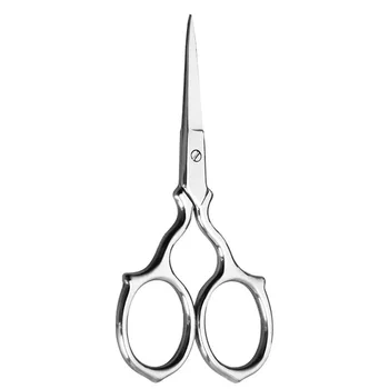 

Stainless Steel eyebrow comb scissors manicure nail cuticle Trimmer scissor Beauty Makeup Facial Hair Remover Tool
