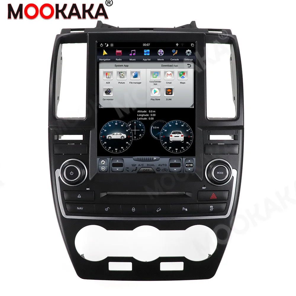 Tesla Style Android 8.1 Car Radio GPS Navigation For Land Rover Freelander 2 LR2 L359 2006~2015 Carplay Multimedia Player Stereo
