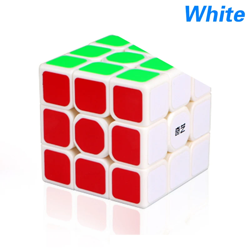 White QiYi парус W 3x3x3 волшебный куб набор MoFangGe 3x3 партия оптом 16 шт Профессиональный скоростной куб головоломка антистресс игрушки - Цвет: White