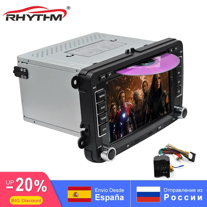 

2din android 6.0 car dvd radio GPS 1024x600 RDS WIFI Mirror Link for VW Passat Golf MK5 MK6 Jetta T5 EOS POLO Touran Seat Sharan