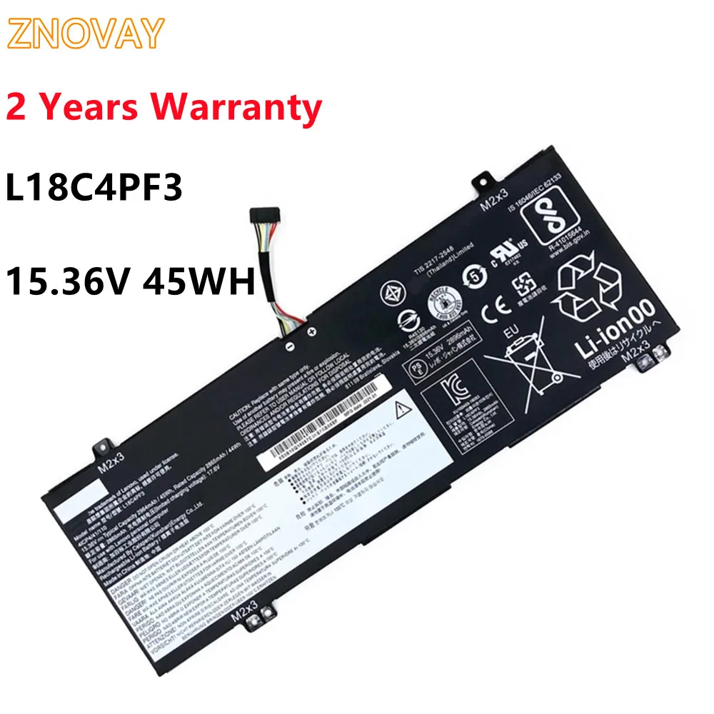

L18C4PF4 L18M4PF4 L18C4PF3 Laptop Battery For Lenovo IdeaPad S540-14IWL xiaoxin Air14 2019 K3-IWL V540 L18M4PF3 15.36V 45WH