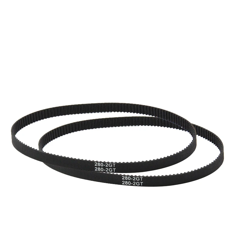 Rubber Belt Synchronous Belt GT2 Belt Closed Loop Timing Belt 2GT 6mm Rubber 3D Printer Parts 110-852mm Synchronous Belts