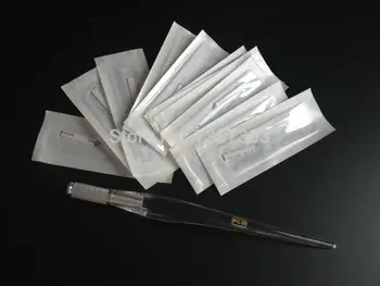 

1pc Professional Manual Tattoo Permanent Makeup Pen with 50pcs Blades Free Shipping