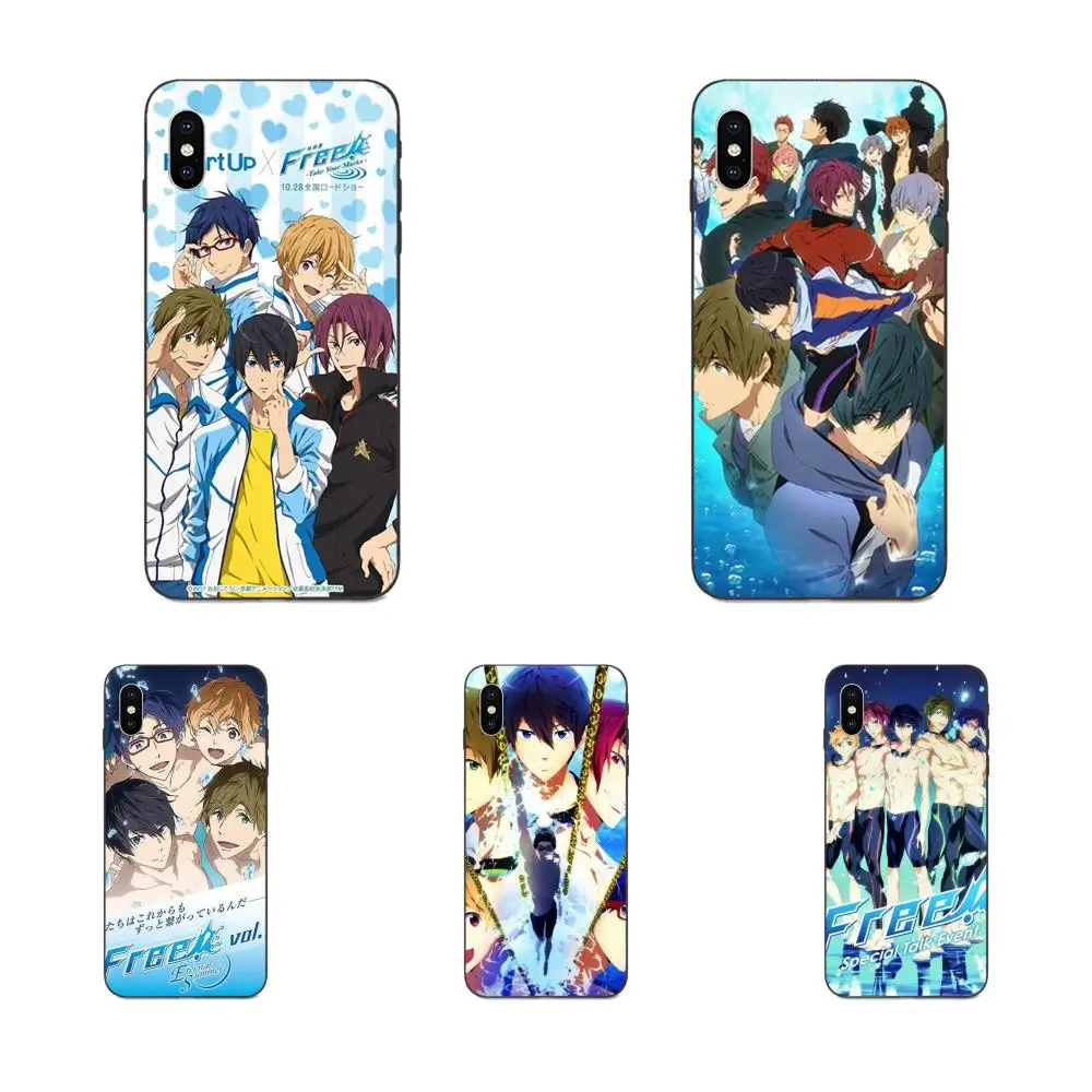 Iwatobi плавание клуб ТПУ Роскошный для Apple iPhone 4 4S 5 5S SE 6 6S 7 8 11 Plus X XS Max XR Pro | Мобильные
