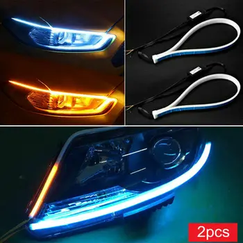 

Headlight Light Strips Strip Light Flexible Turn Signal 12V Universal 30CM