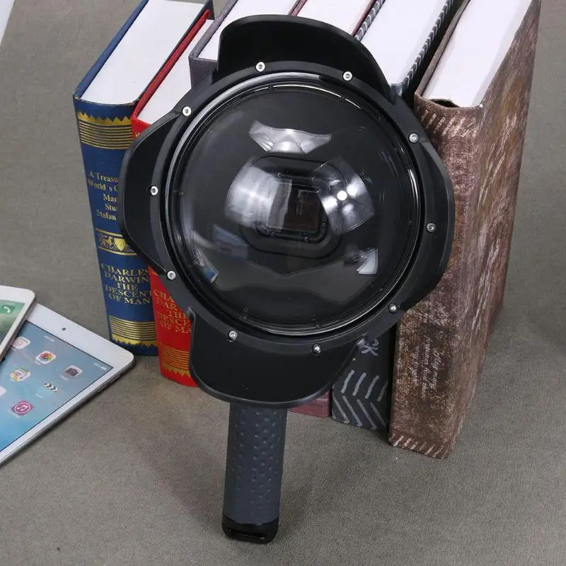Съемный водонепроницаемый корпус для Hero 5/6 поколения Lotus Fish Eye для крышки объектива воды полукруг Сфера толкает открытую воду