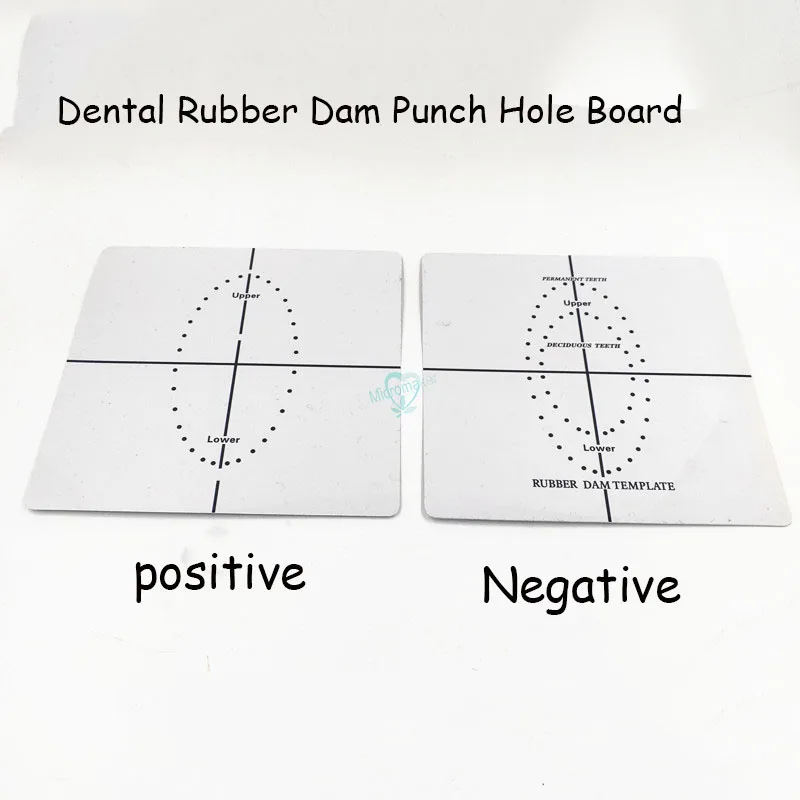 Пластиковая Стоматологическая резиновая плотина дырокол доска шаблон