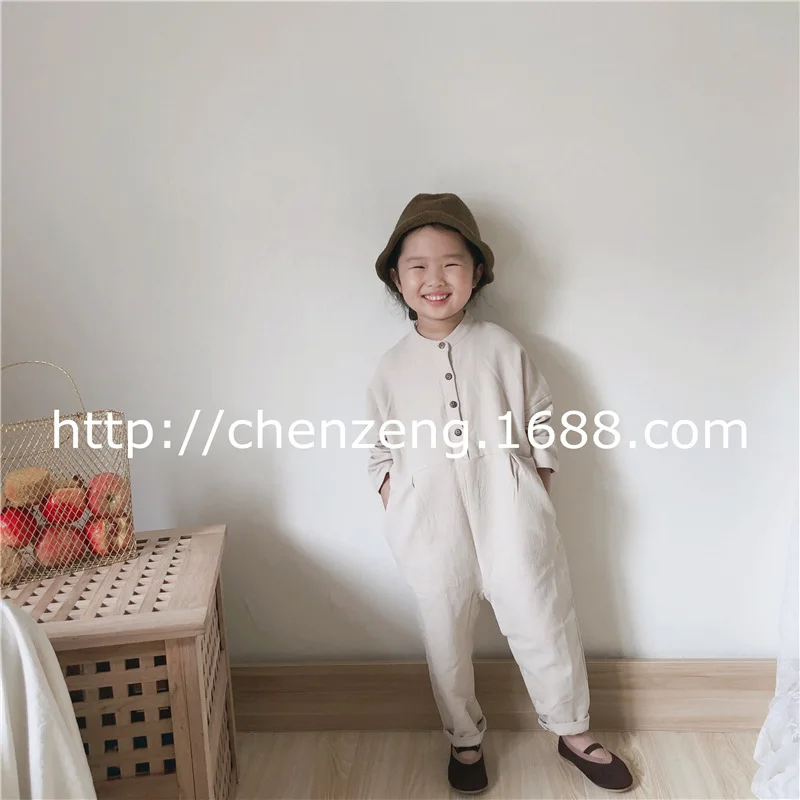 1 августа Xuanxuan Sauce осень детская одежда Южная Корея для мужчин и женщин Детские Комбинезоны Детская Пижама детская с длинным рукавом