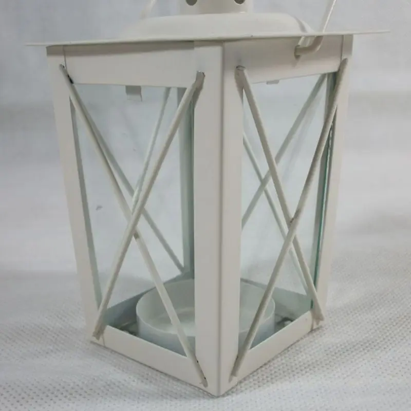 Черный/белый романтический подсвечник ретро подвесной фонарь лампа Декор для ужина дома E7CB