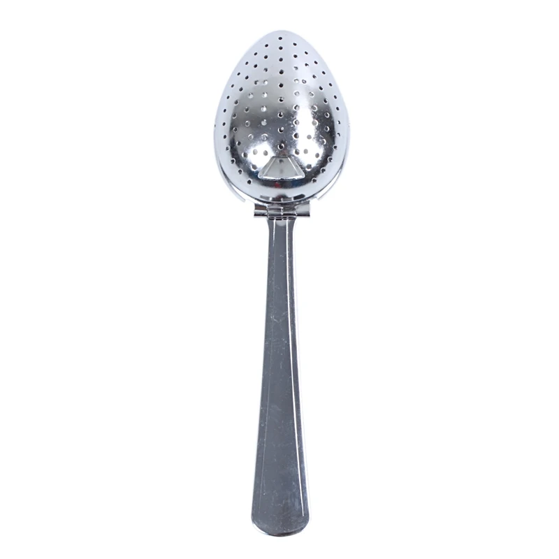 

Stainless Steel Tea Infuser Strainer Spoon Loose Leaf Filter Herbs Spice NEW!