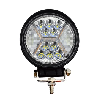 

White Work lights Waterproof Accessories Replacement LED DC 9-32V Round Car