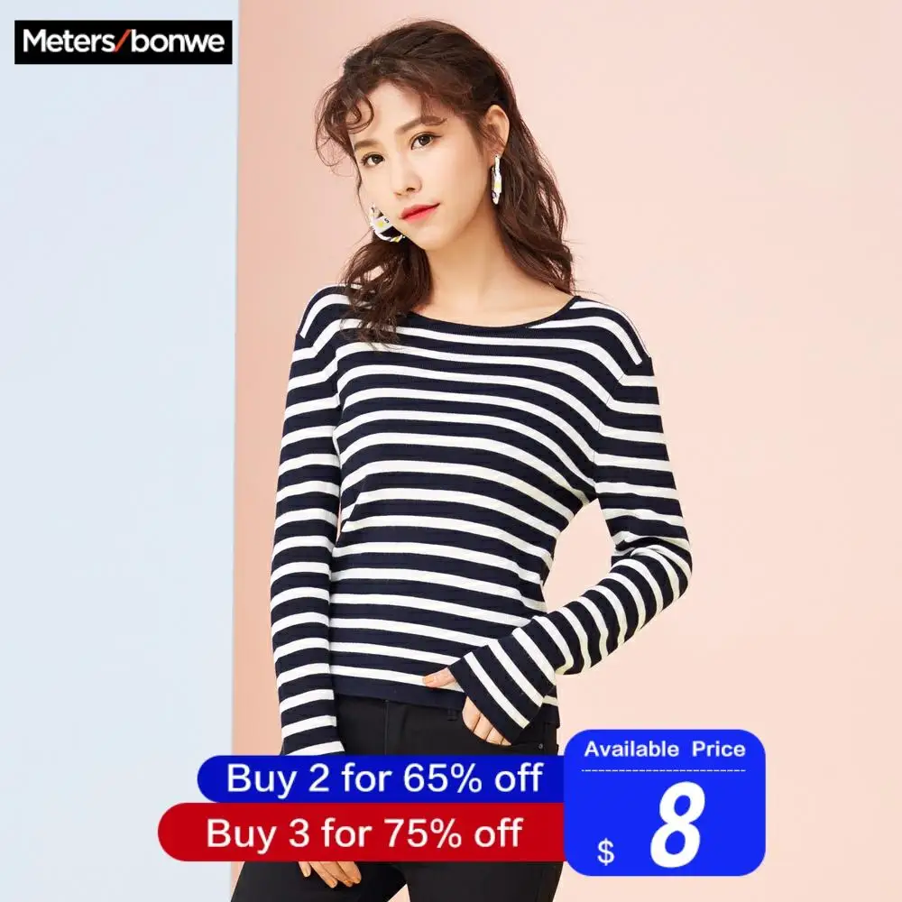 Metersbonwe Cotton Knitted Sweater Women Pullovers Turtleneck Autumn Winter Basic Women Sweaters Korean Style Slim Fit