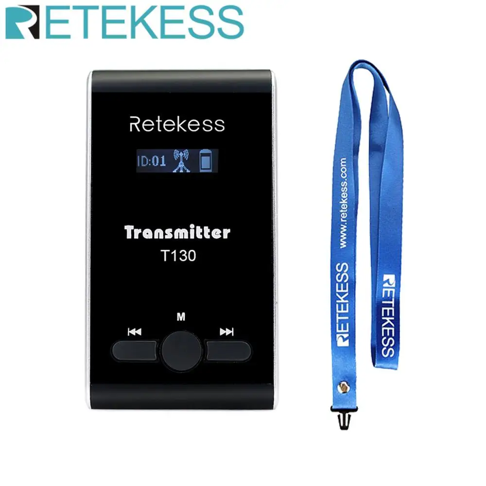 Беспроводной передатчик Retekess T130 система гида для экскурсий синхронного