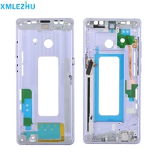 10Pcs For Samsung Galaxy Note 8 N950 Middle Frame Midplate Bezel Chassis Housing with Side Button SIM Card Tray Replacement