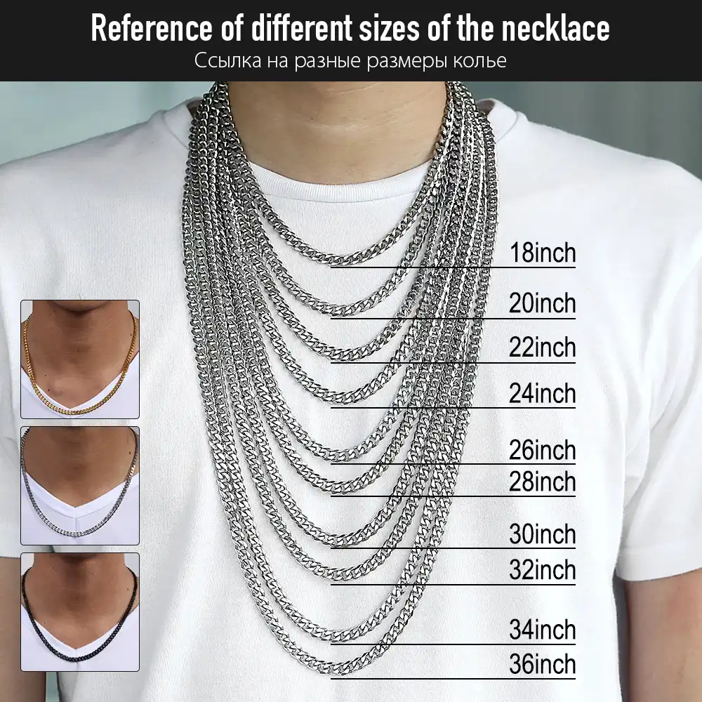 28 inch necklace on woman