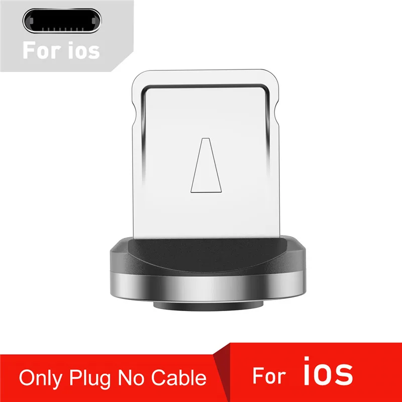 type of android charger USLION Magnetic Cable 3A Fast Charging Magnet Charger Micro USB Type C LED Cable For iPhone 11 12 Xiaomi Data Wire Cord Cable mobile phone cables Cables