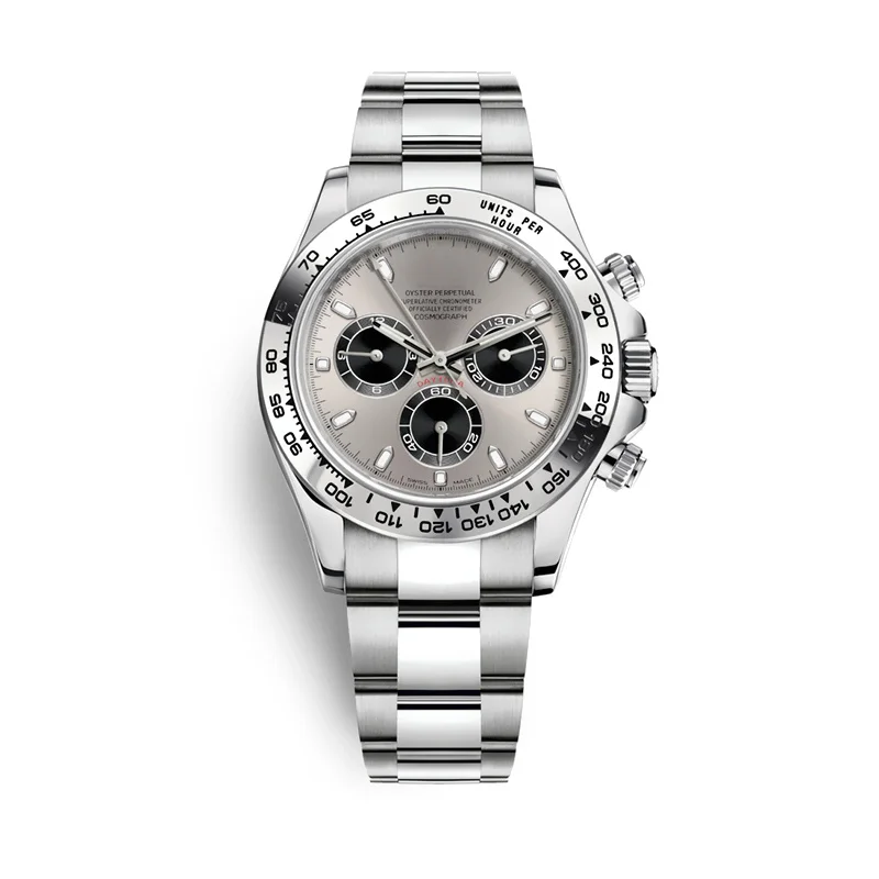 Rolexable мужские часы Механические Авто Дата, сапфировое спортивные часы из нержавеющей стали водонепроницаемые 100 м дайвер механические наручные часы 904 - Цвет: 1