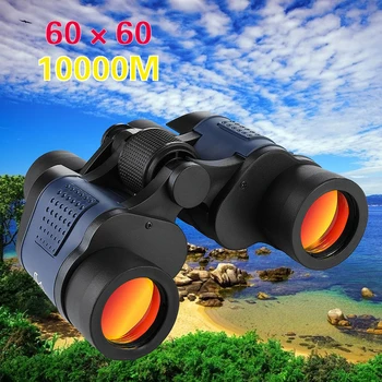 

High Clarity Telescope 60X60 Binoculars 10000M For Outdoor Hunting Climbing Optical Night Vision Binocular Fixed Zoom Telescopes