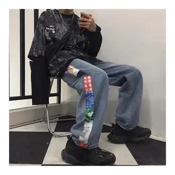 

Casual Pants Unisex Hip Hop Sweatpants Korean Style Streetwear Women & Men Pants Joggers Women Trousers Wide Leg Pants Harajuku