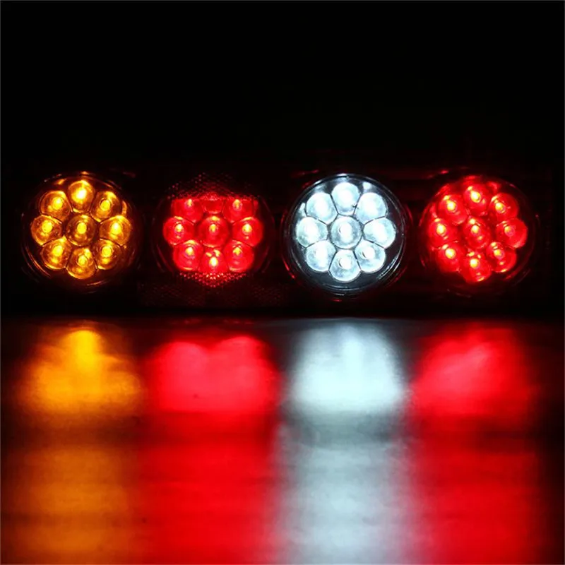Комплект из 2 предметов 36LED Водонепроницаемый автомобиля задний светильник s стоп светильник сигнала поворота светильник Revese лампа прицепы Caravan грузовой автомобиль 24 v грузовик