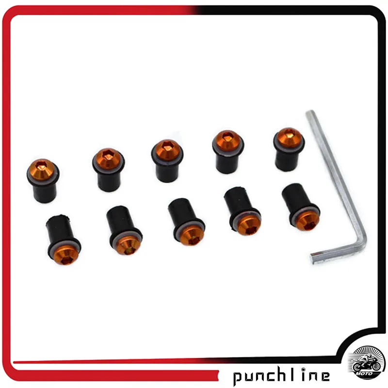 Для EXC 125/250/300/450 350 1190 1290 аксессуары для мотоциклов Приключения болты на лобовое