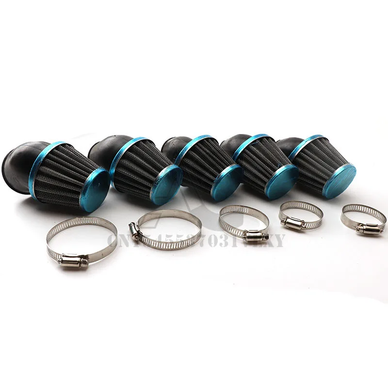 2 Filtri Aria Moto Ad Alte Prestazioni 48 Mm - Acciaio Inox Per Pit Bike, Dirt Bike E Scooter 50cc-150cc