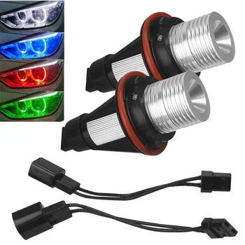 

10W LED Angel Eyes Marker Lights Bulbs Error Free For BMW E39 M5 E53 X5 E60 M5 E61 E63 E64 M6 E65 E66 E83 X3 E87 525i 530i xi