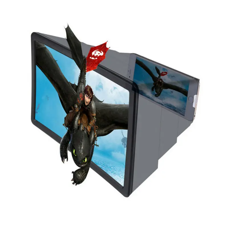 Новый F2 Телескопический усилитель экрана 3D Увеличенный экран мобильный телефон