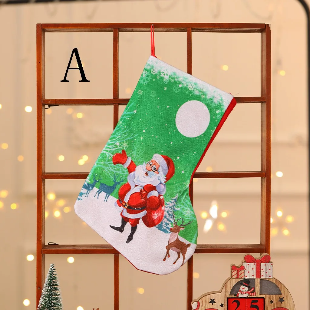 Christmas Stockings christmas gift Mini Socks Santa Candy Gift Bag Christmas Tree Decorations christmas decorations for home