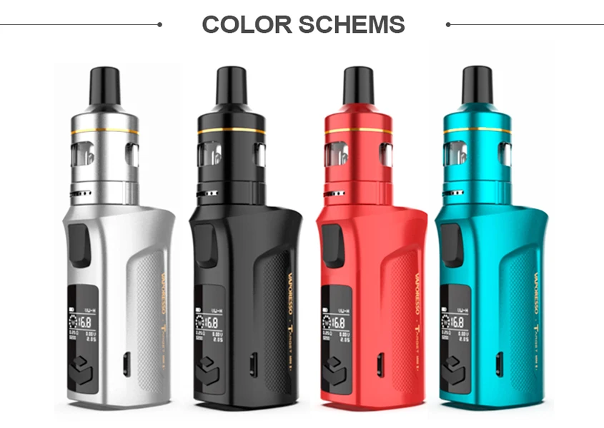 Original Vaporesso Target mini 2 Vape Kit with 2000mAh Battery Mod 22mm VM Tank fit CCELL&MESHED EUC Coil 2A quick charge E cig  (6)