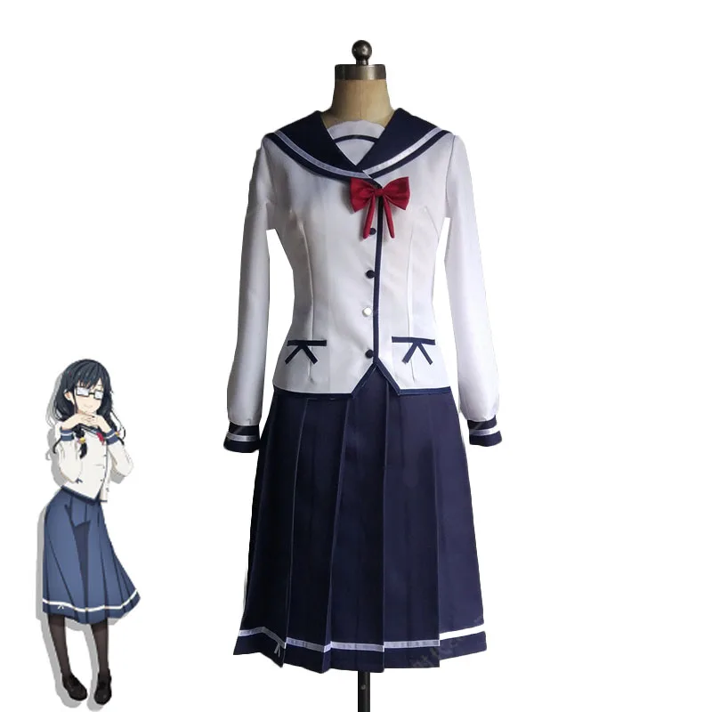 Anime ORESUKI Sanshokuin Sumireko Cosplay Costume Pansy Ore wo Suki nano wa Omae dake ka yo Uniforms Women Halloween |