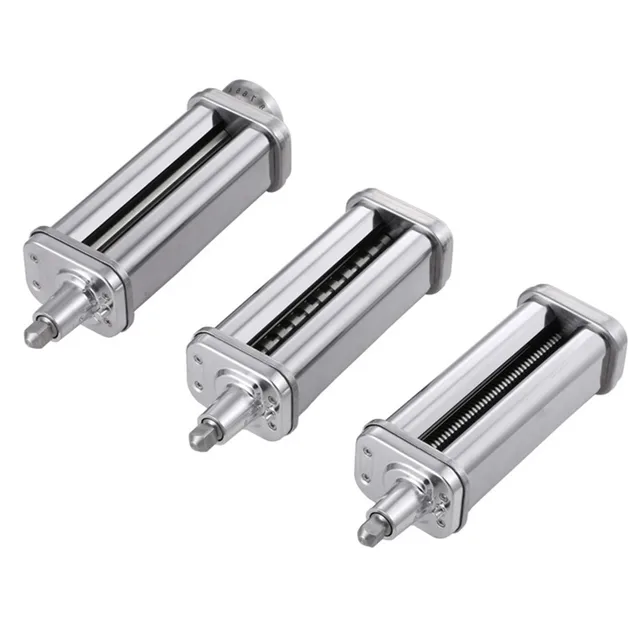3Db Tésztavágók És Görgők Tésztakészítő A Kitchenaid Állvány Keverőkhöz Tésztahenger -Görgős Spagetti Vágó Fettuccine Vágókészlet - Image 6