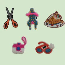 Breloques de styliste pour enfants, 1 pièce, chaussures Jibz, décorations d'accessoires, Jeans de voyage, nouvelle collection 