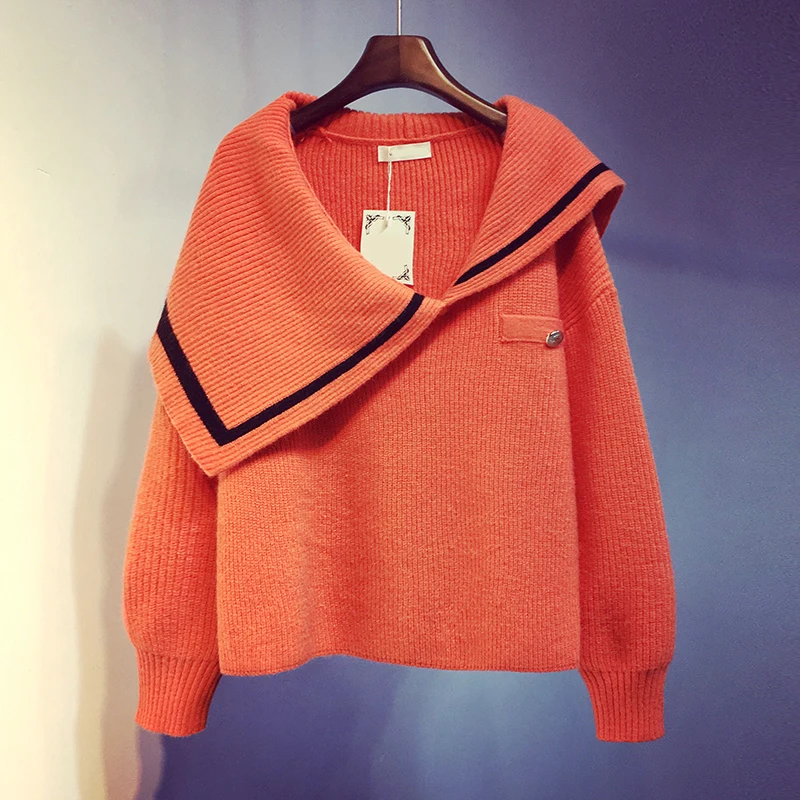 [EWQ] 2020 Spring Autumn New Patchwork Wild Loose