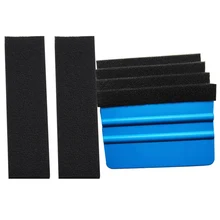 10 шт./компл. кашемира автомобиля Обёрточная бумага ткань войлок для 10 см Ракель Автомобильная оконная тонировка инструмент скребок Не оставляющий царапин фетровые края ткани