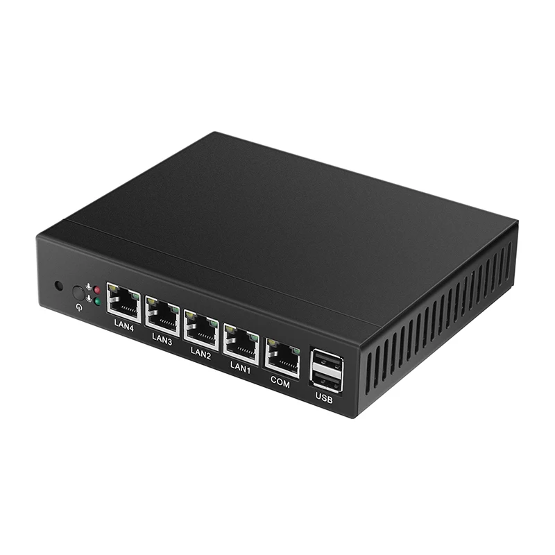 Мини ПК Pfsense безвентиляторный Intel Celeron N2830 J1900 4 LAN Gigabit Ethernet RJ45|Мини ПК| |