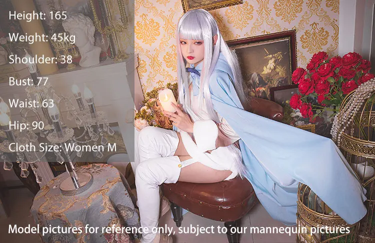 Re Life in a different world от zero Косплей Костюм Эмилия полный набор все размеры Косплей ONSEN индивидуальный заказ