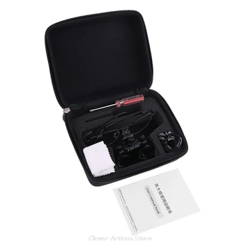 

2.5X 3.5X Dental Loupe Binocular Magnifier Operation Loupes with Eyeglasses Goggle Metal Frame Au 21 20 Dropship