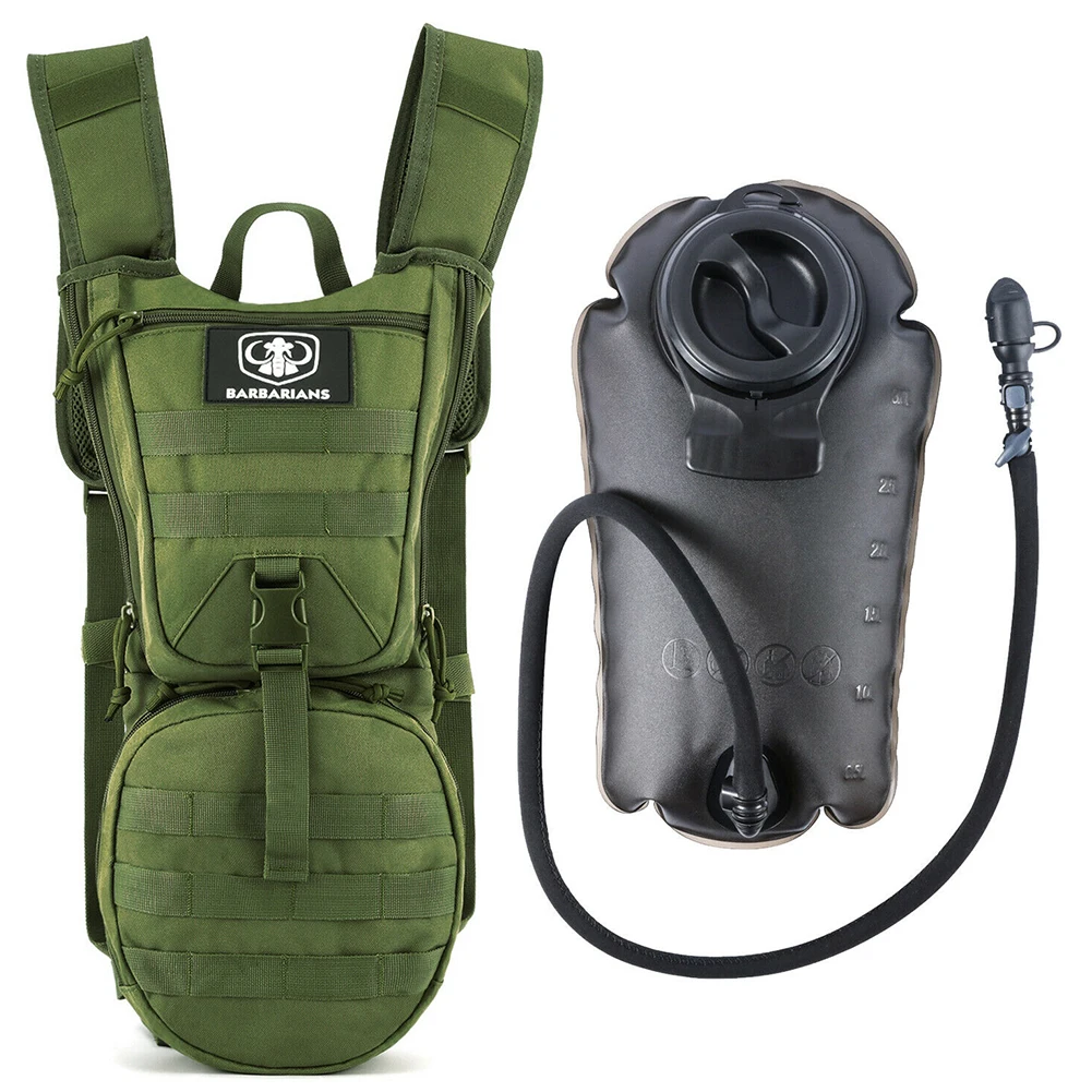 

3L Large Capacity Camping Water Bag Sports Military Easy Use No Leakage Hydration Backpack Cycling Tactical Storage Outdoor
