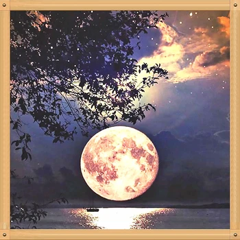 

5D DIY Painting Cross Stitch Diamond Landscape Embroidery Embroidery Diamond Cross Stitch Crystal Needlework Home Decor 2020 New
