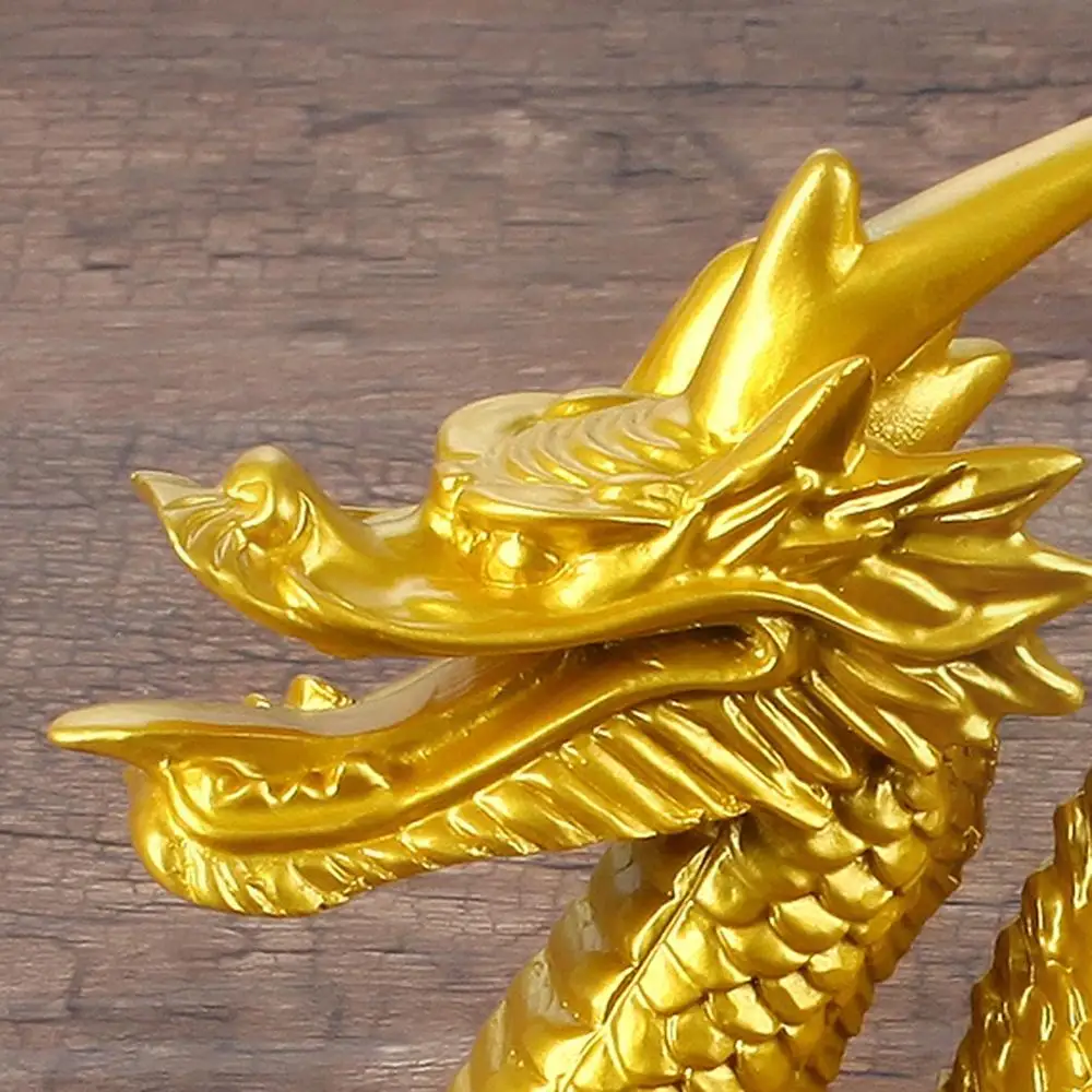 Китайская геотехническая статуя Jinlong талисман и успешные предметы домашнего обихода, смола лазурный дракон, ресторанная мебель