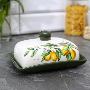 

Butter can "Lemon", 17 × 12 × 8.5 cm